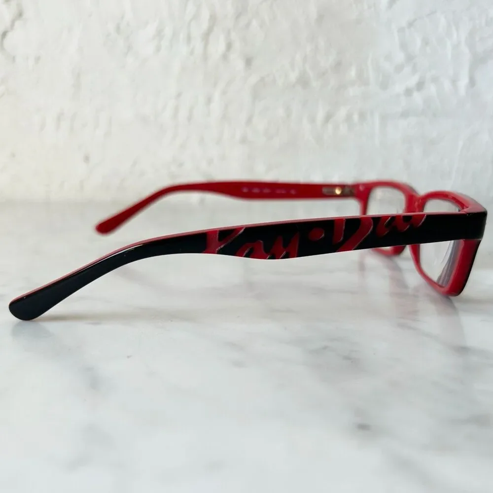 Ray-Ban Junior Kids Eyeglass Frames 1535 Lot of 2 Red/Black+Blue/Green 48-16-130
